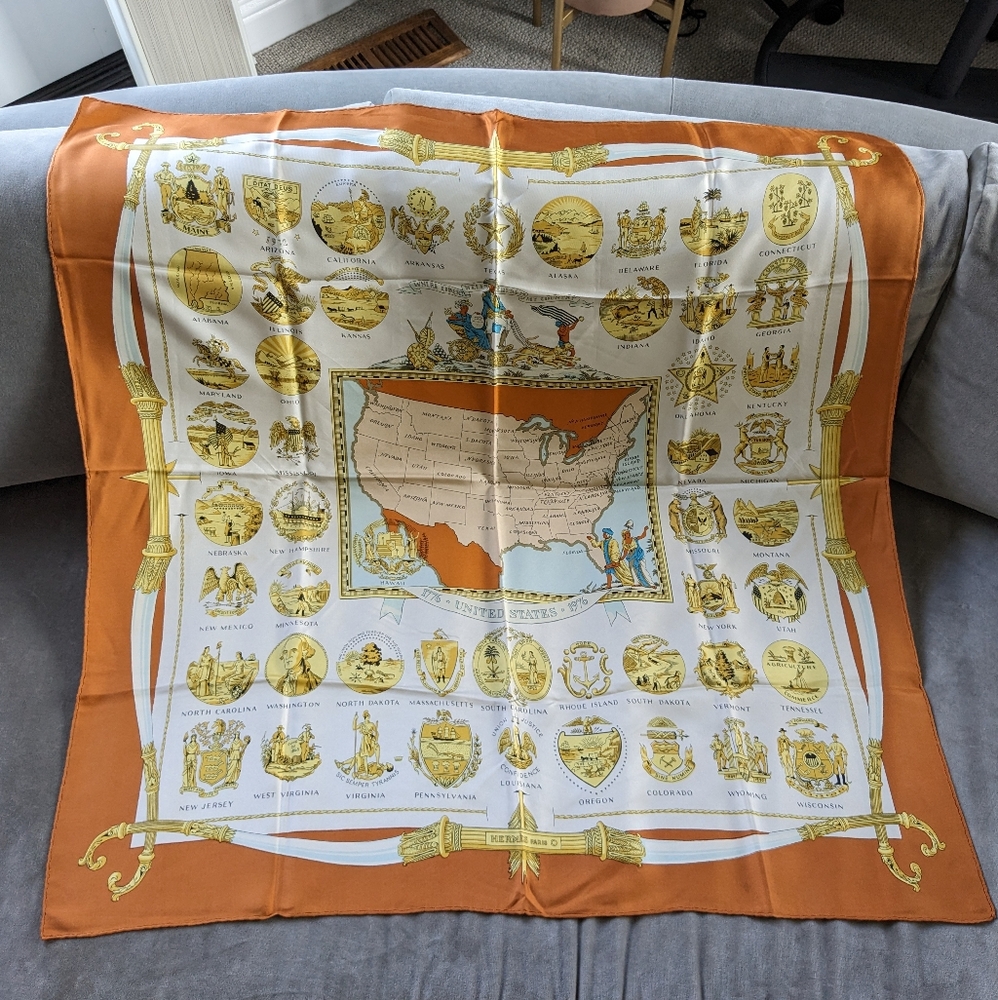 Hermes Bicentennial Scarf